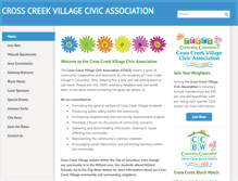 Tablet Screenshot of cross-creek-village.org